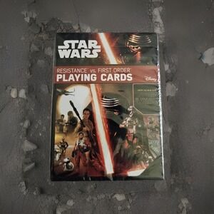 Star Wars The Force Awakens Resistance vs. First Order Playing Game Cards Sealed
